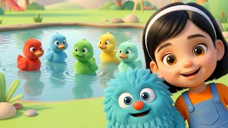 Counting Ducks Song | Learn Numbers 1–5 | Nursery Rhymes & Kids Songs by Loopics