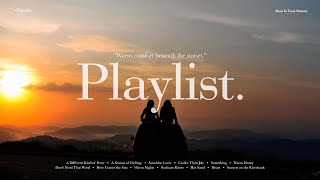 [Playlist] 노을이 전하는 따뜻한 위로 🌅 ｜ 공부할 때 듣기 좋은 팝송 모음