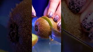 Guess. What’s inside the fruit?  🍓🥝🔪 #animals #magical #surreal #motionart