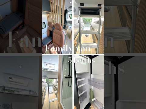 LWB sprinter family van #camper#vanlife#liftupbed#spacesavingfurniture#vanconversion