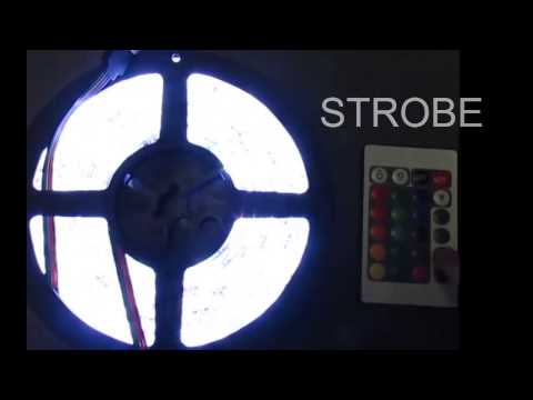 5054SMD Color Changing RGB Bright LED Strip Light 16 Ft Reel Kit