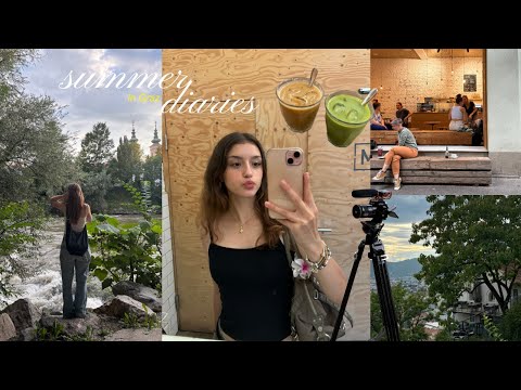 summer diaries ep.03 🍨 ˖*°࿐days in graz, matcha & workshop updates