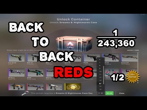 BACK TO BACK REDS! CSGO Case unboxing