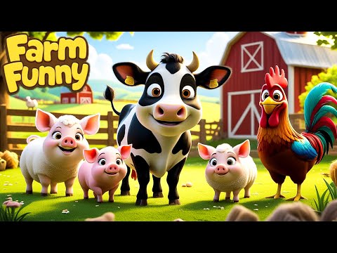 Learn Farm Animal Sounds with Songs | Educational Music for Kids
