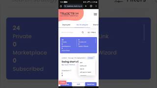 Tradetron Algo Trading Platform #tradetron #algotrading #automatedtrading #shorts #reels
