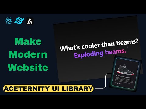 How to Use Aceternity UI in React JS | React UI Made Easy with Aceternity – Step-by-Step Tutorial