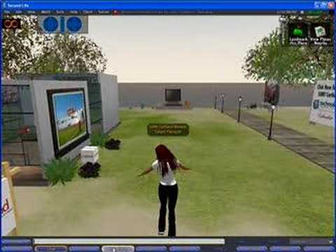 Walking and Flying - Second Life