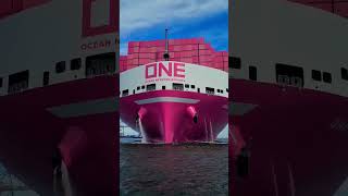 Mega Max Container Ship Maiden Voyage - ONE INNOVATION