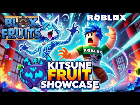 Showcasing the RAREST Fruit in Blox Fruits! (Kitsune fruit) 🔥