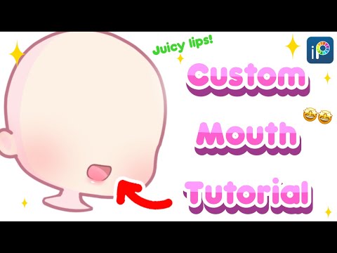 Custom ANIME Style Mouth Tutorial - Gacha club/Gacha life 2 - IbisPaint X