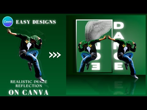How To Make a Realistic Image Reflection Effect on Canva Tutorial