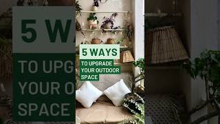 5 Ways to Upgrade Your Outdoor Space #staugustinerealestate #2024design #homedesigntrends