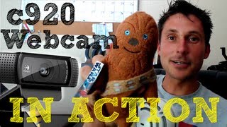 Watch the Logitech c920 Webcam in ACTION here