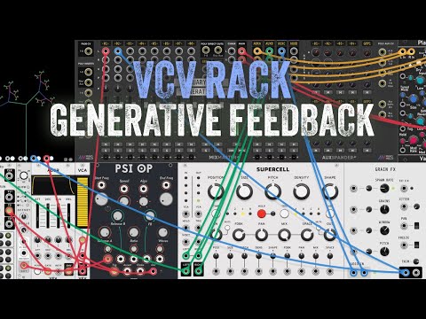VCV Rack Generative Feedback Loop // PSI OP Supercell Grain FX