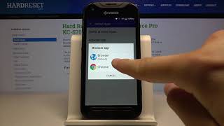 How to Change Default Apps in Kyocera DuraForce Pro - Manage App Preferences