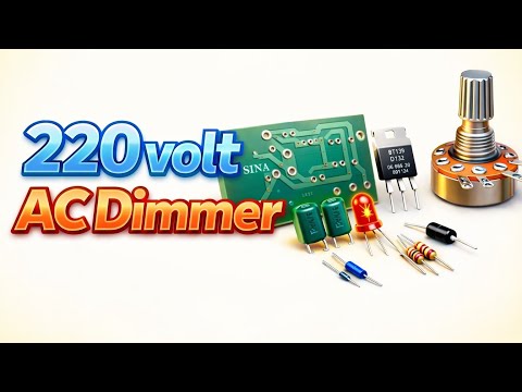 Diy 1000W 220V AC Regulator | AC Dimmer #diy #electronic ⚡🔥