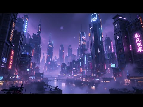 Futuristic Nights – Ambient Lofi in a Dreamlike City | Nocturne Lofi
