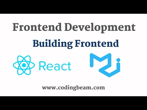 Frontend Application With ReactJS | Frontend Development | Coding Beam
