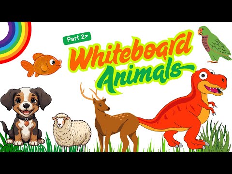 Fun Whiteboard Drawing for Kids - Part-2 | Easy & Creative Doodles! | Strobbery | Cartoons for kids