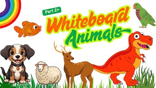 Fun Whiteboard Drawing for Kids - Part-2 | Easy & Creative Doodles! | Strobbery | Cartoons for kids