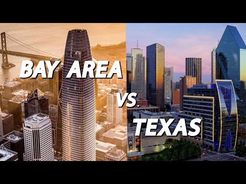My Experience Living in San Francisco Bay Area vs. Texas