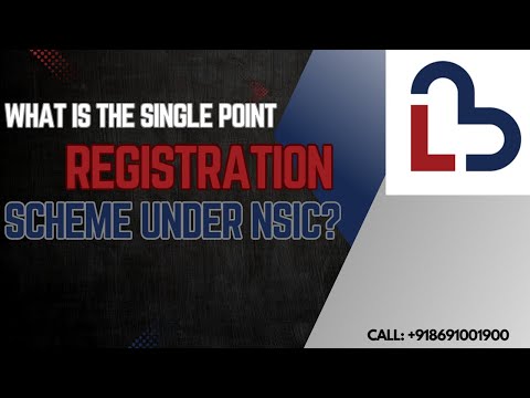 Single Point Registration Scheme (SPRS) | NSIC Registration Benefits for MSEs