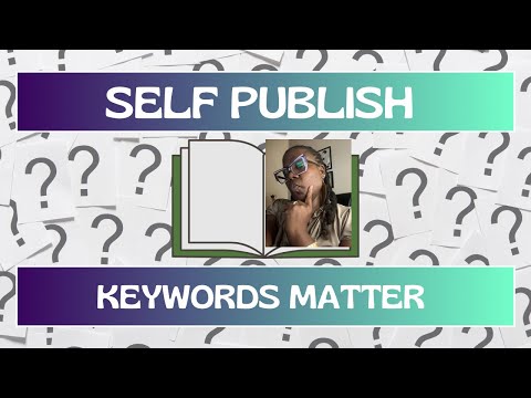 Self publishing master keywords #selfpublishing