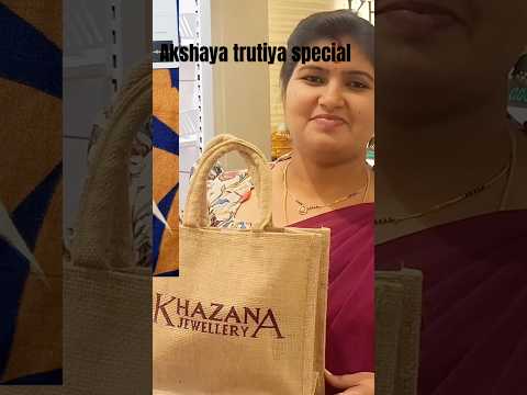 Akshaya trutiya diamond jewellery shopping # khazana jewellery #ytshorts #trending #viralvideo