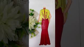 #sonmadesigns #digitalcraft #digitalfashionlearning #fashionart #dressup #different #dressdesigning