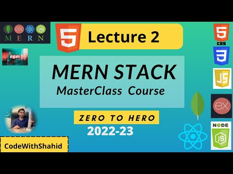MERN Stack Lec 2 Masterclass Program