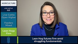 Live Cattle futures close near unchanged. Feeders mixed. Lean Hog futures firm. 12/12/24