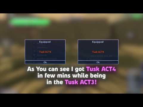 [AUT] Auto Farm TUSK ACT 4 BEST SCRIPT – Easily Farm Tusk Aut | Expensive Hub