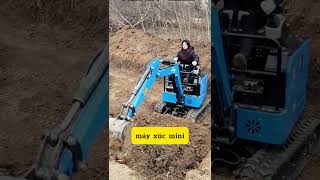 máy đào đất làm vườn #mayxucdat