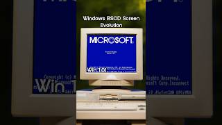 Evolution of Windows BSOD Screens - (Win 1.0 - Win 11)