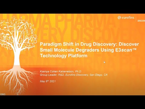 Paradigm Shift in Drug Discovery: Discover Small Molecule Degraders Using E3scan Technology Platform
