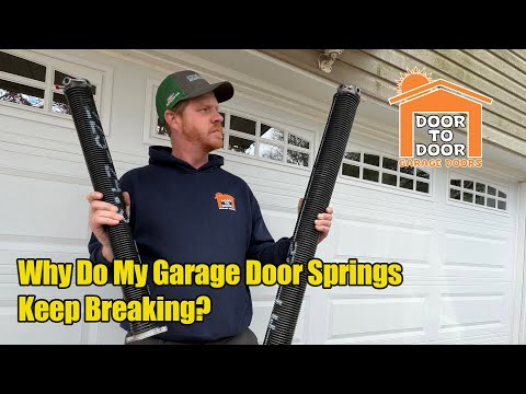 Why Do My Garage Door Springs Keep Breaking?...You Need High Cycle Springs!