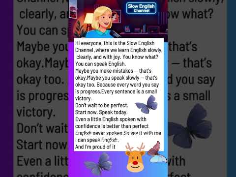 I Can Speak English | Motivation for English Learners