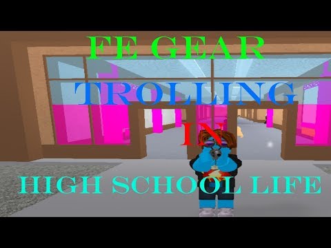 Trolling and Exploiting at High School Life ROBLOX