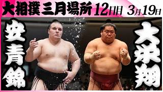 大相撲　安青錦ー大栄翔＜令和８年三月場所・１２日目＞SUMO