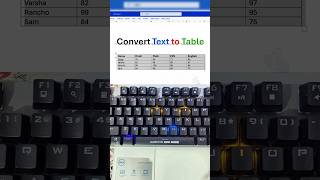This Hidden Shortcut Converts Text to a Table Instantly – No One Uses It! #viral #excel #trend #tips