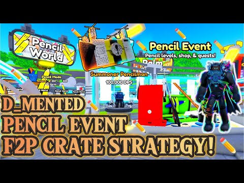 ✏️Toilet Tower Defense Pencil Update-F2P Crate Strategy-D_Mented✏️