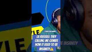 LA Russell They Calling Me Genius Now It Used To Be Insanity⚠️#bedifferentfamily⚠️👑💡🚨 #bdf⚠️👑💡
