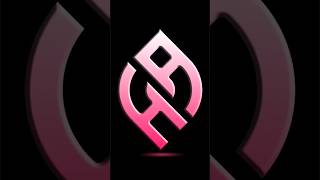CorelDraw Logo Design | AH Logo Design Tutorial #coreldrawtutorial #shortvideo #shorts