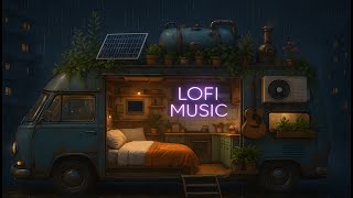 🎵 Rainy Lofi Van 🌧 | Slow Lofi Beats for Relaxing, Sleeping & Thinking