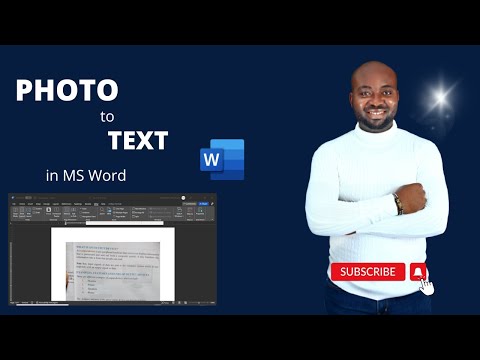HOW TO CONVERT IMAGE TO EDITABLE WORD DOCUMENT