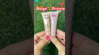 Lakme CC Cream Beige vs Bronze #sakshinarang #makeup #cosm #shorts #treandingshorts #lakmecccream