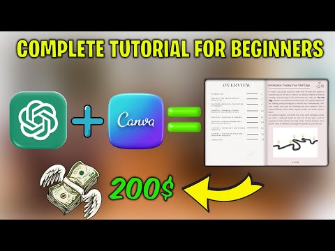 How to Create eBook using ChatGPT | Make Ebook on Canva