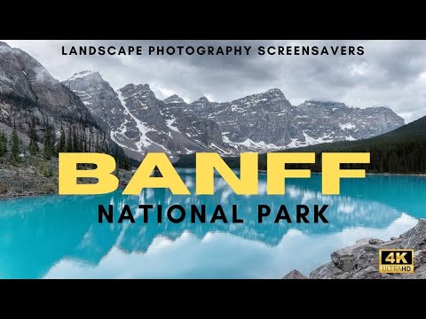 Banff National Park TV Screensavers🌲⛰️ | 4K Landscape Photography | Canadian Rockies | Frame TV Art