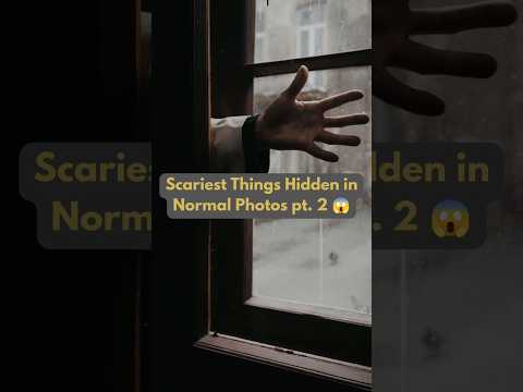 Scariest things hidden in normal photos pt. 2 #creepy #shorts