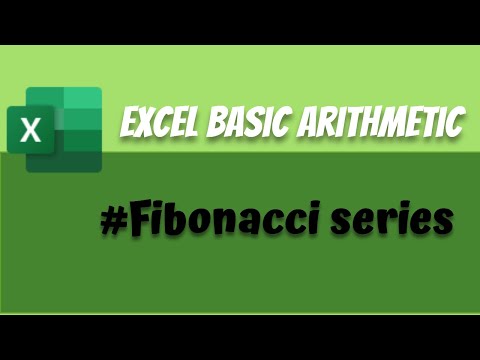Excel (2024-2025) - #fibonacci series